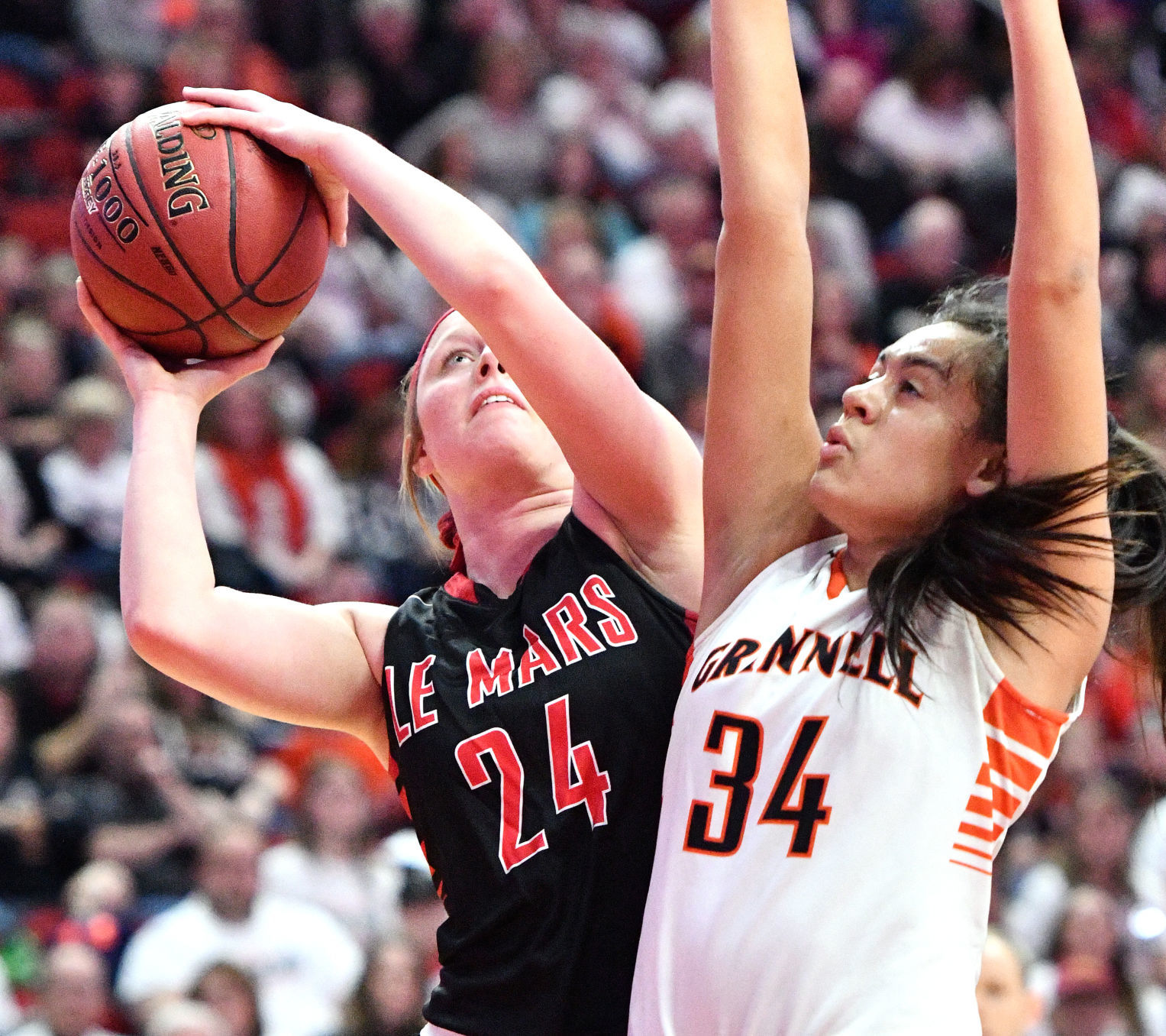 Le Mars vs Grinnell state basketball